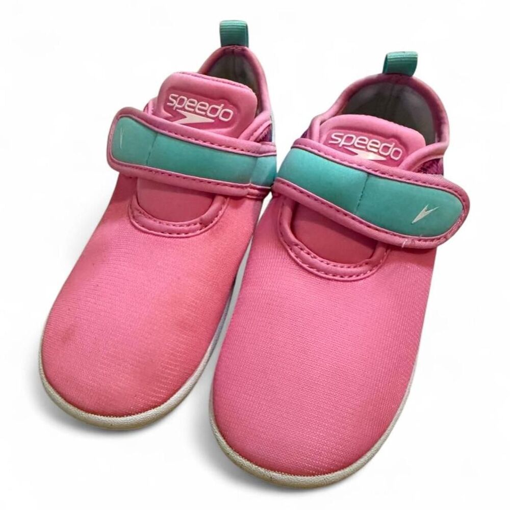 Speedo Kids Water Shoes Pink & Teal Size L – Fits US 9/10